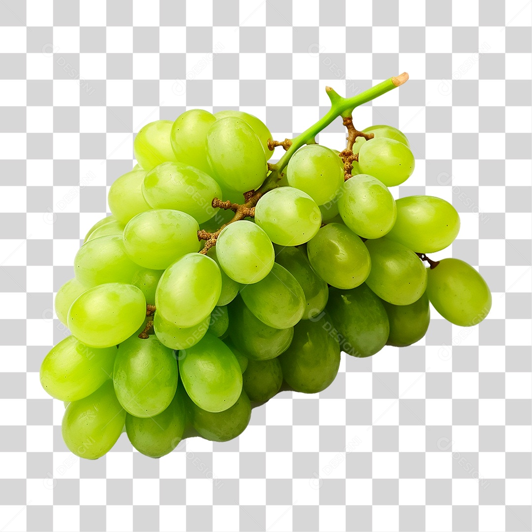 Uva Verde PNG Transparente
