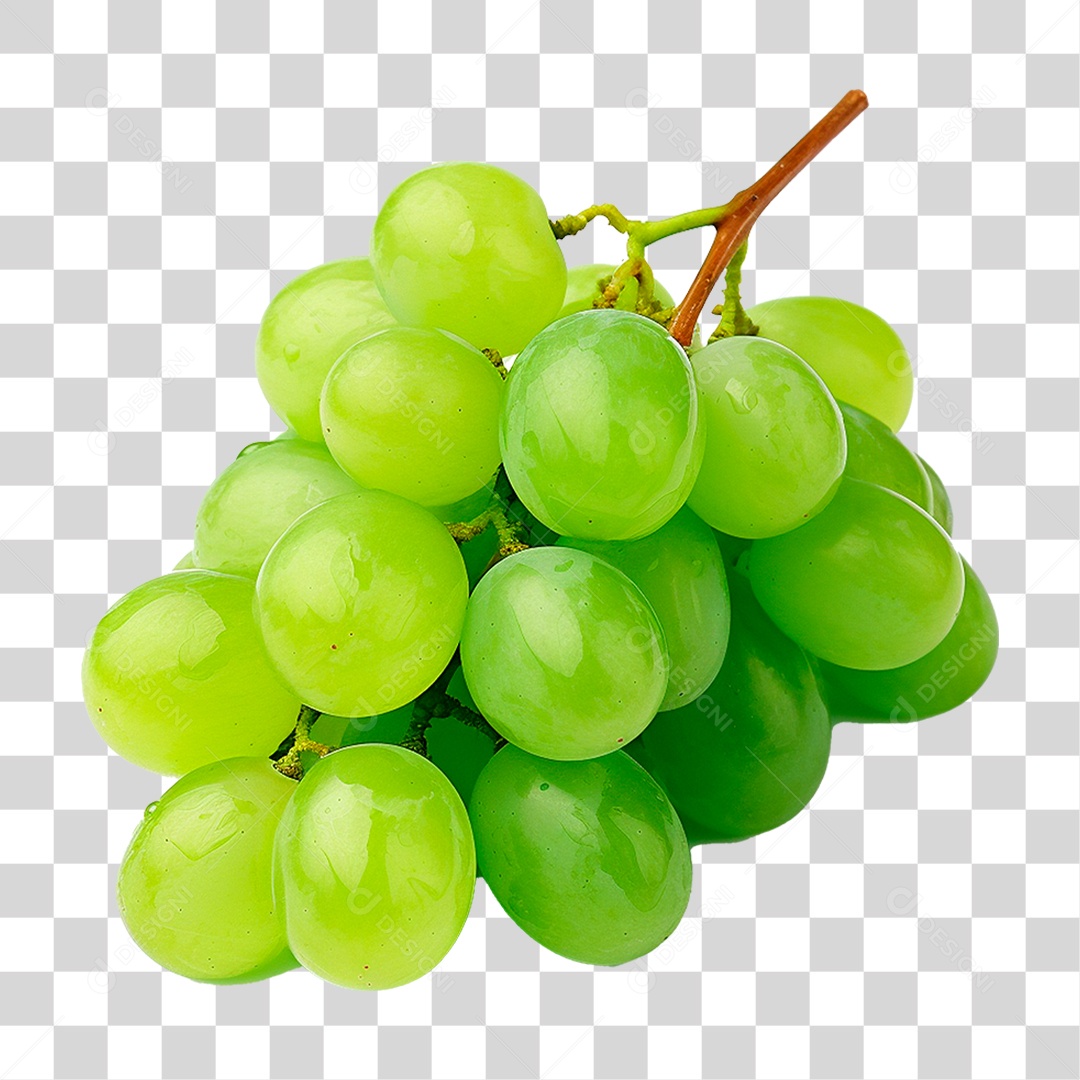 Uva Verde PNG Transparente