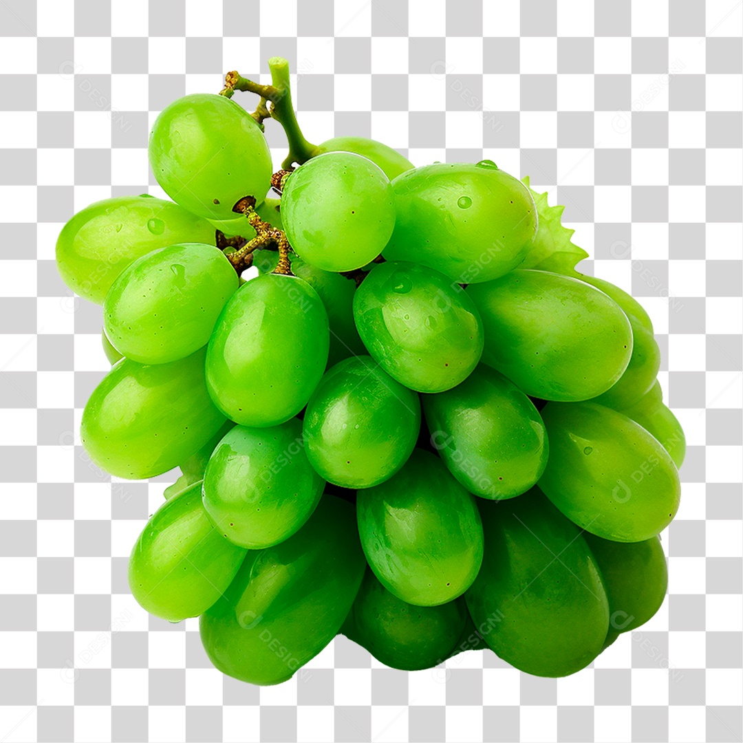 Uva Verde PNG Transparente