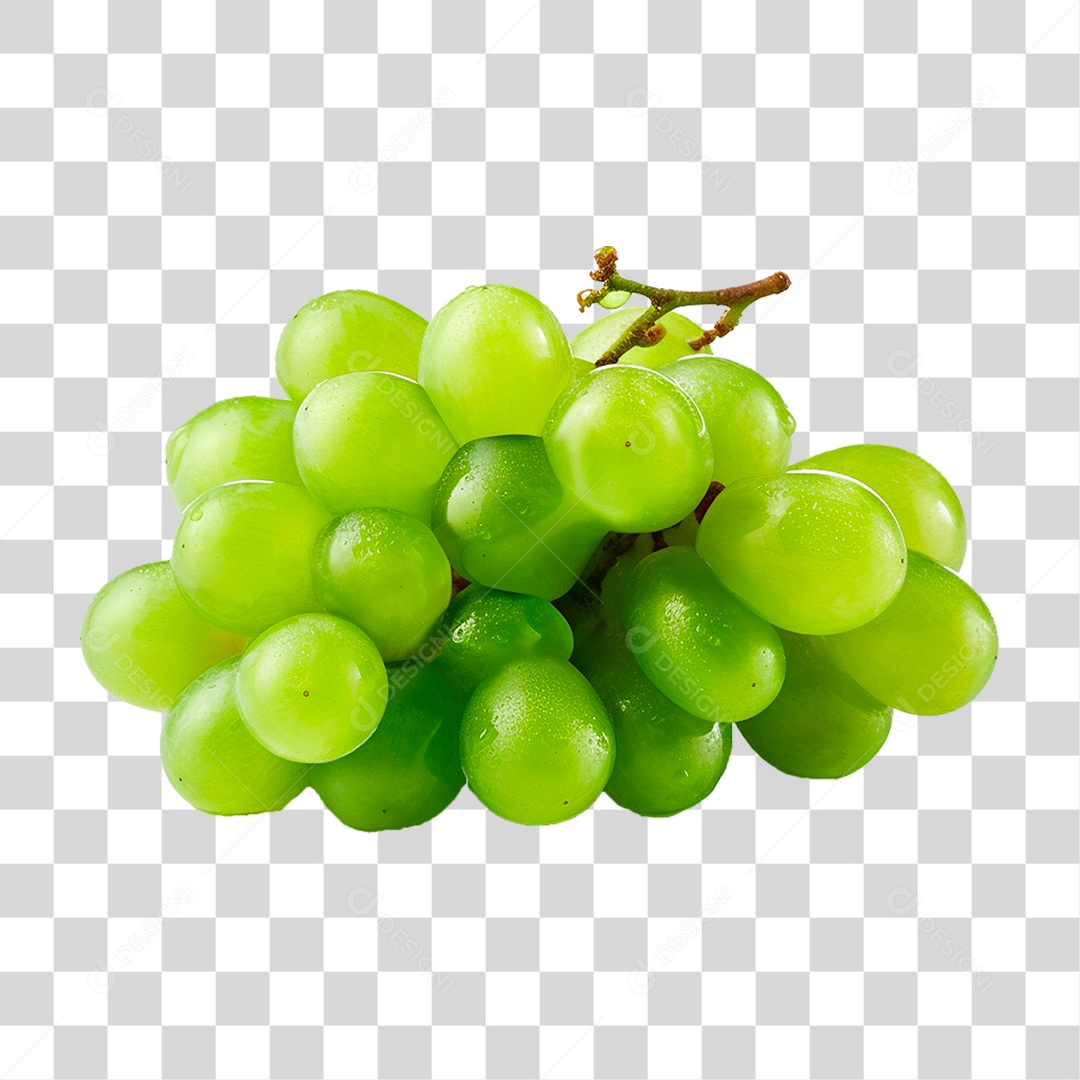 Uva Verde PNG Transparente