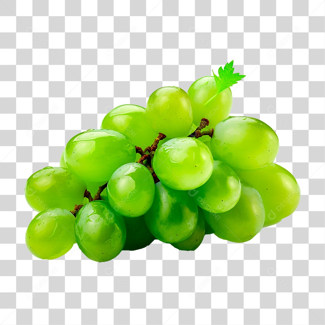 Uva Verde PNG Transparente