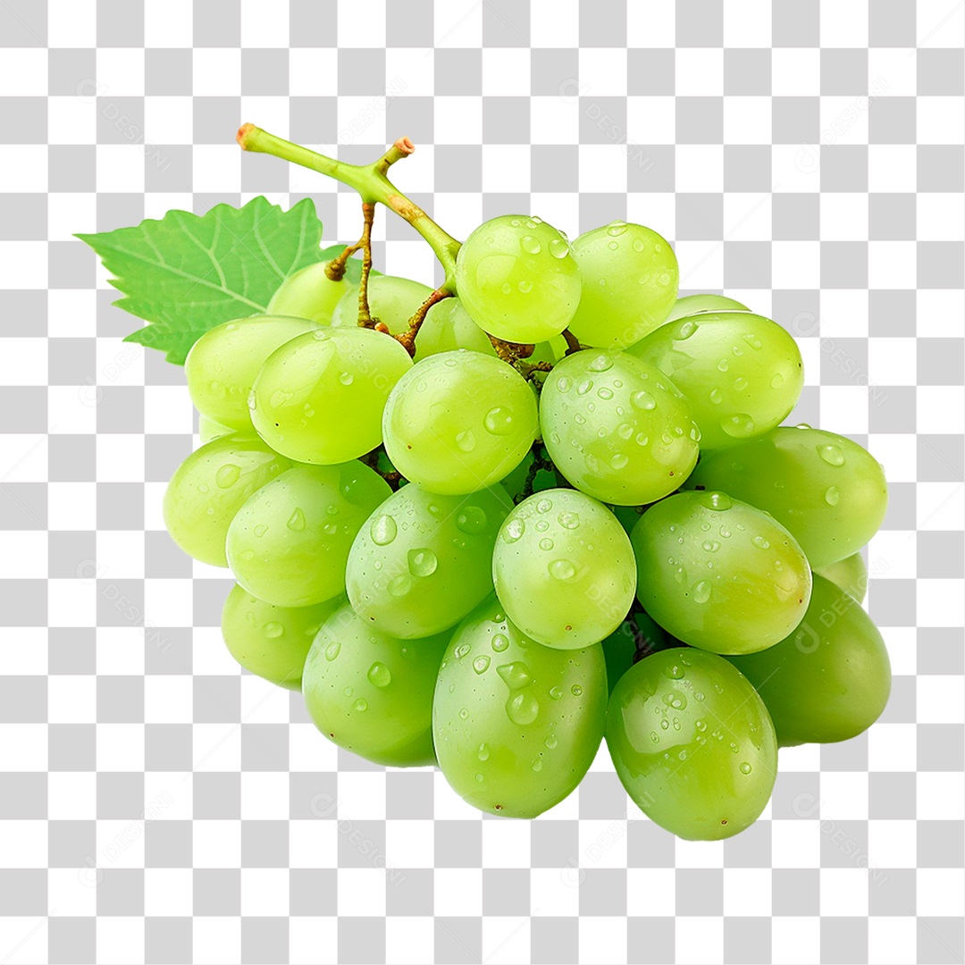 Uva Verde PNG Transparente