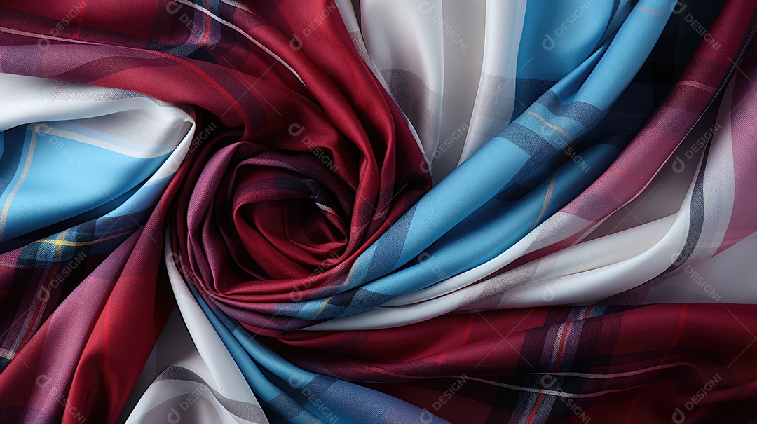 Linda tartan escocesa em um fundo branco leitoso