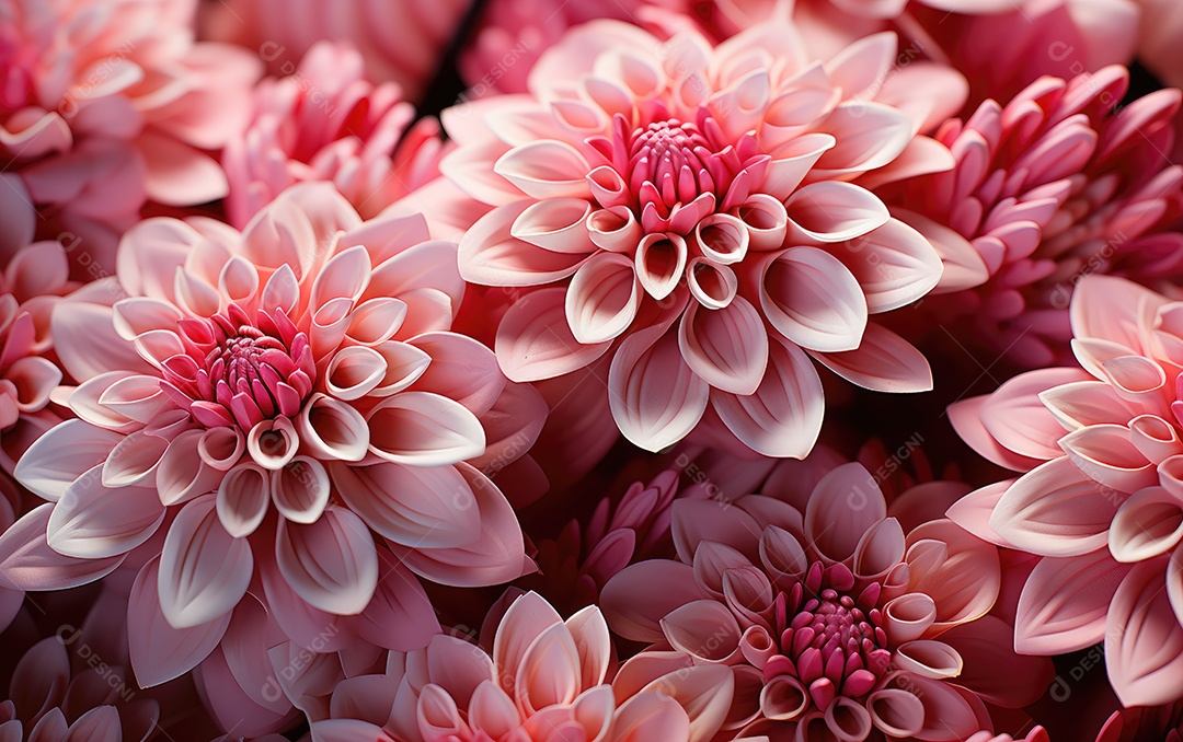 Fundo de flores de camélia colorida