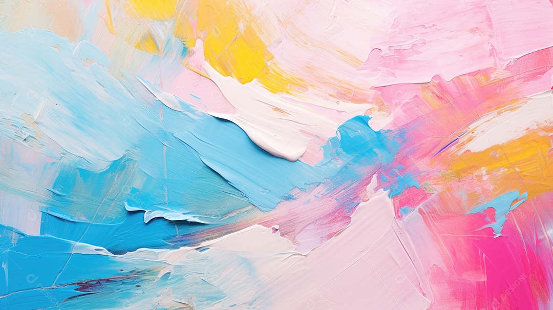 Padrão de arte de pintura texturizada colorida