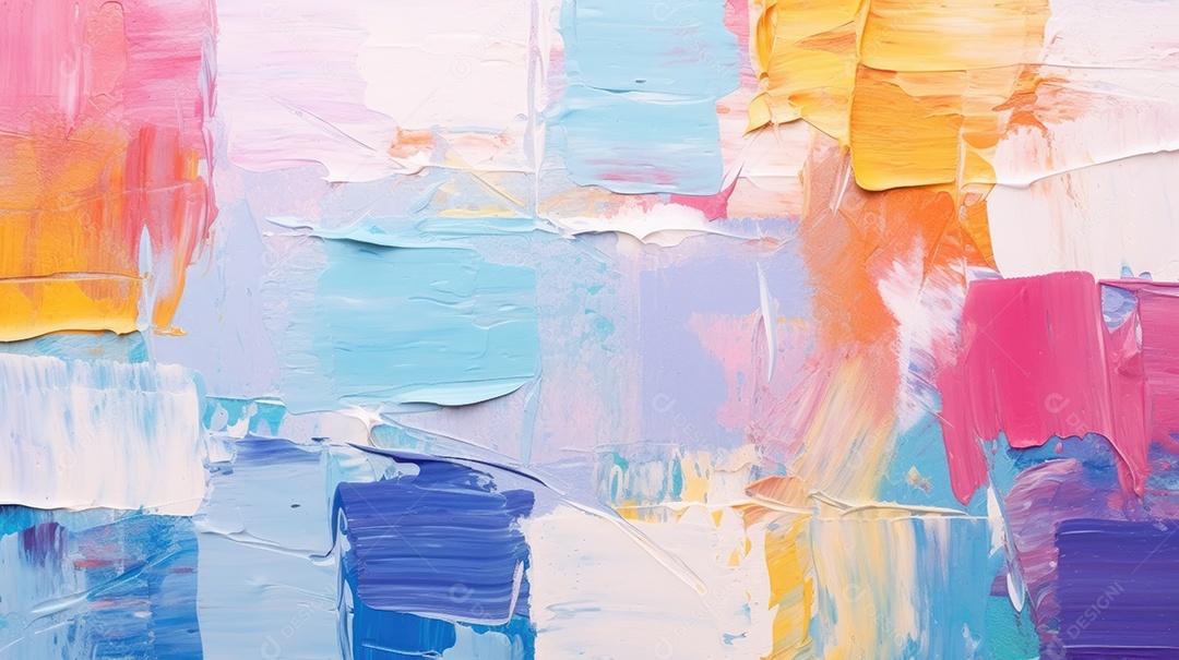 Padrão de arte de pintura texturizada colorida