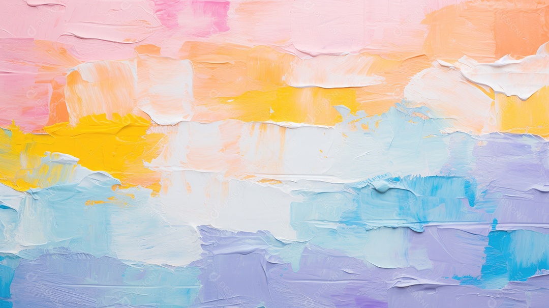 Padrão de arte de pintura texturizada colorida