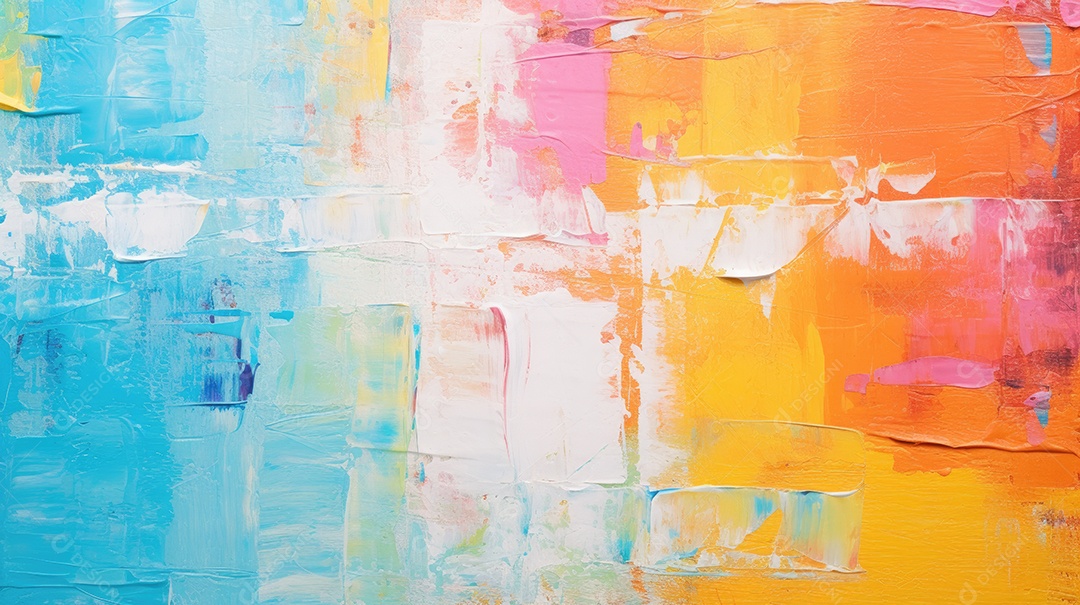 Padrão de arte de pintura texturizada colorida