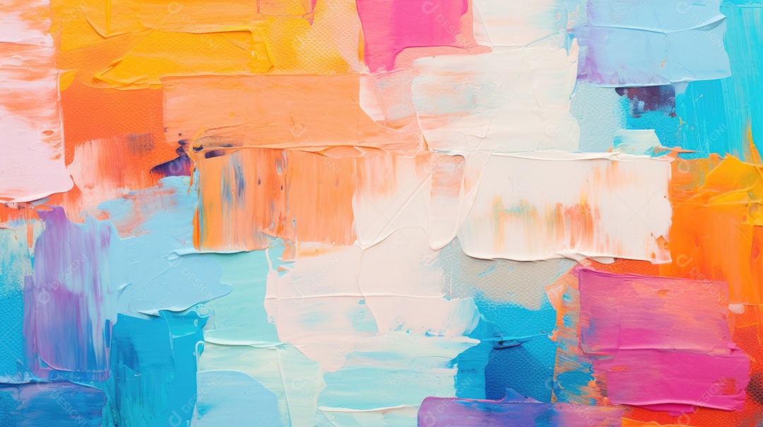 Padrão de arte de pintura texturizada colorida