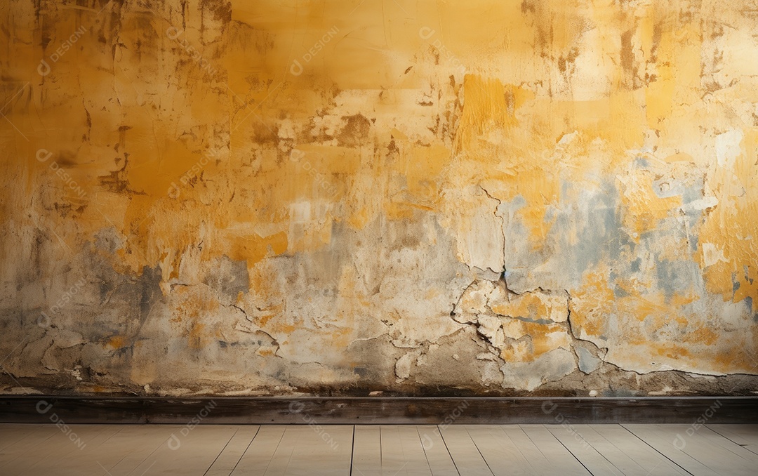 Textura de parede velha descascando tintura