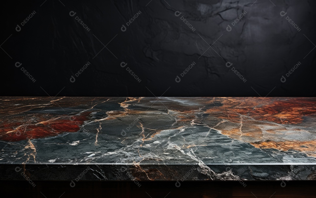 Mármore italiano sobre fundo preto