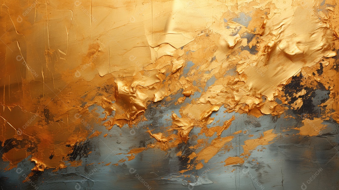 Textura de fundo abstrata dourada usada como plano de fundo