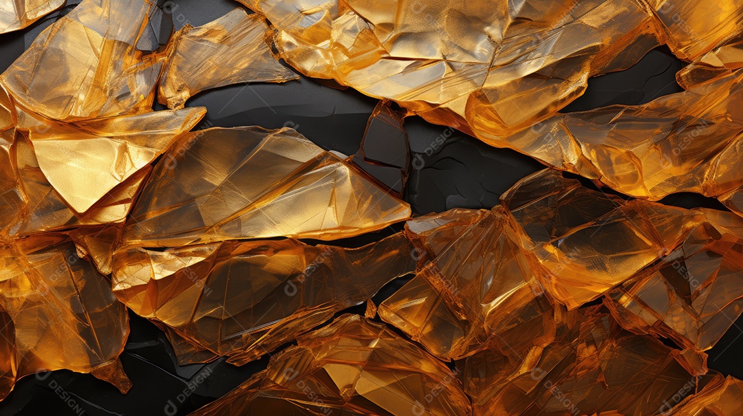 Textura de fundo abstrata dourada e preta