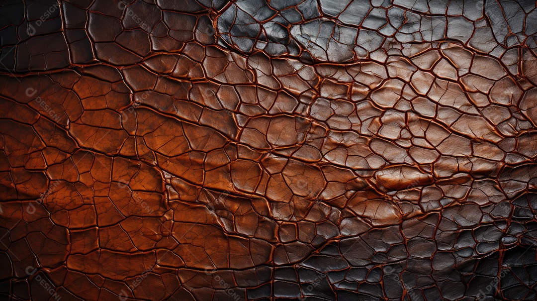 Textura de couro marrom