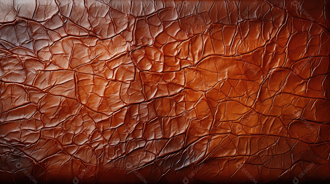 Textura de couro marrom