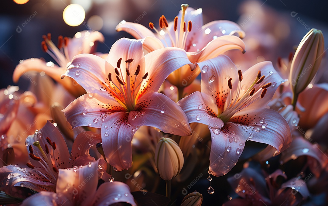 Flores de lírio lindas