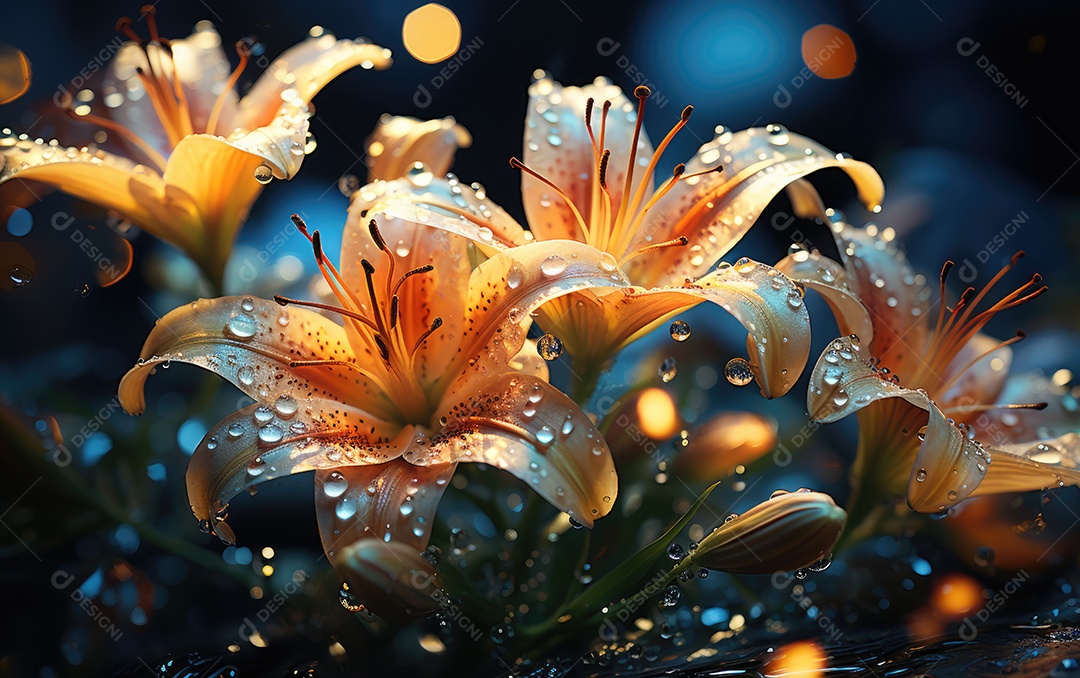 Flores de lírio lindas