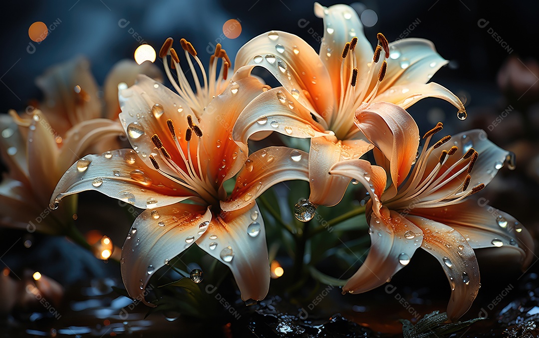 Flores de lírio lindas