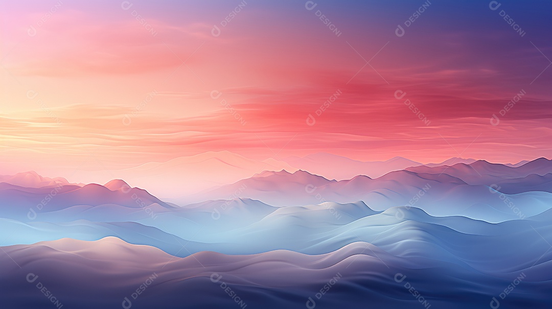 Fundo ondulado gradiente suave