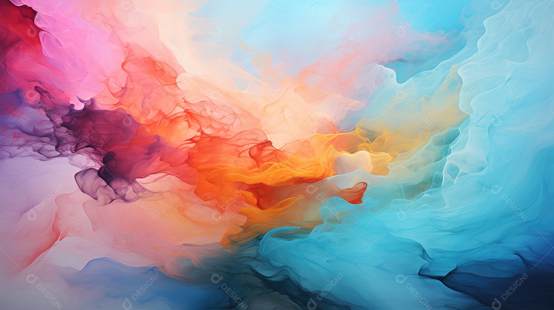 Textura abstrata de pintura multicolorida