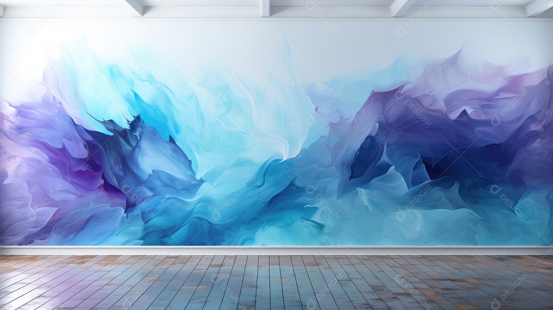 Textura abstrata de pintura multicolorida