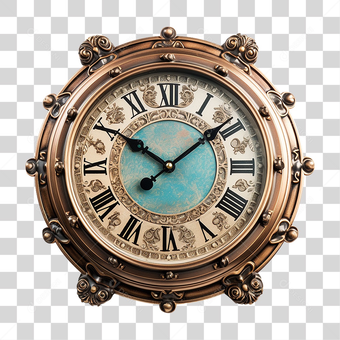 Relógio Retrô Antiguidade PNG Transparente