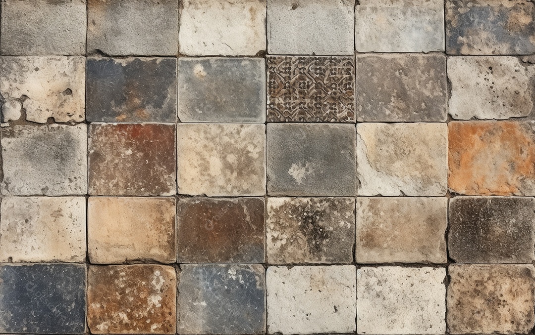 Textura fundo quadrado velho marrom cinza