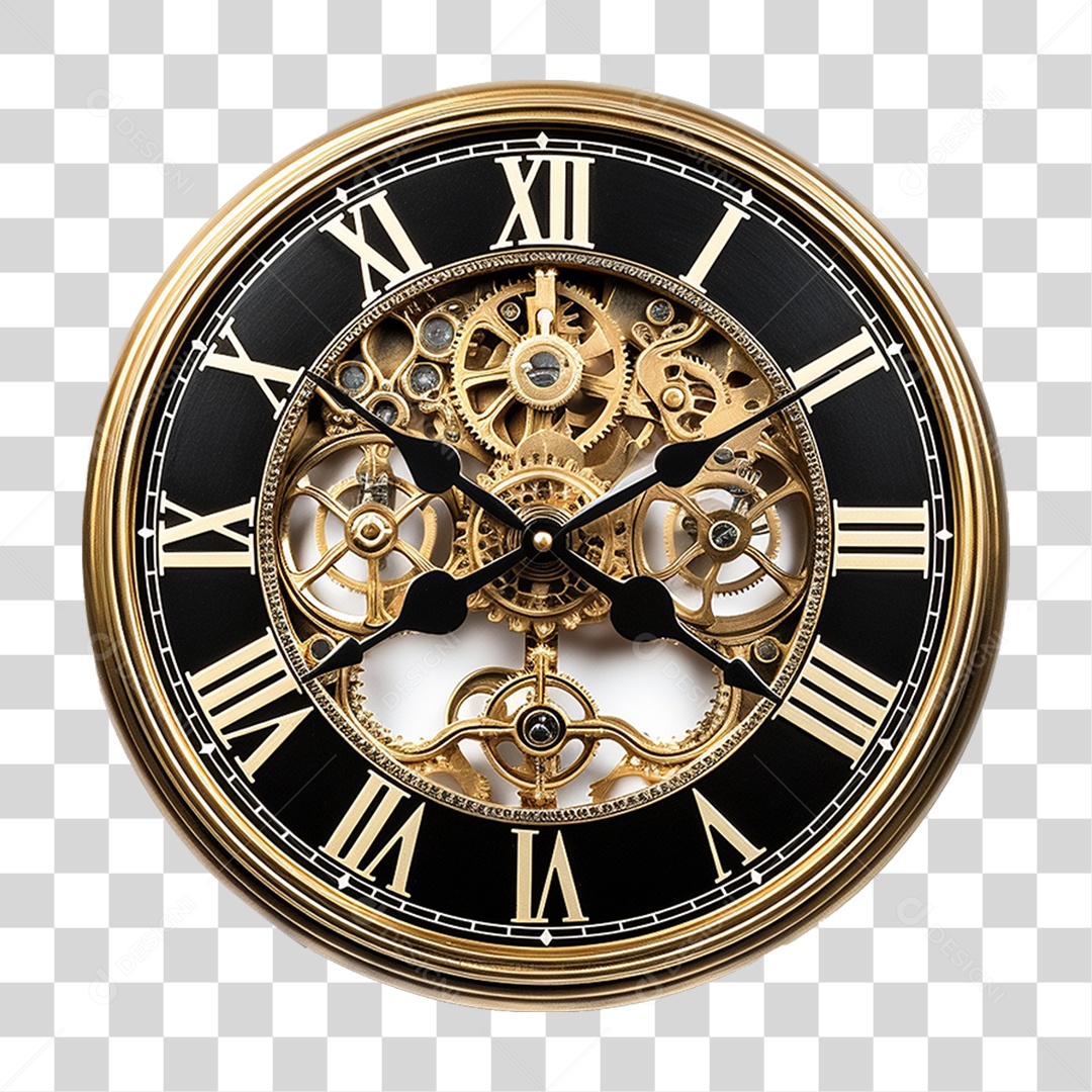 Relógio Retrô Antiguidade PNG Transparente