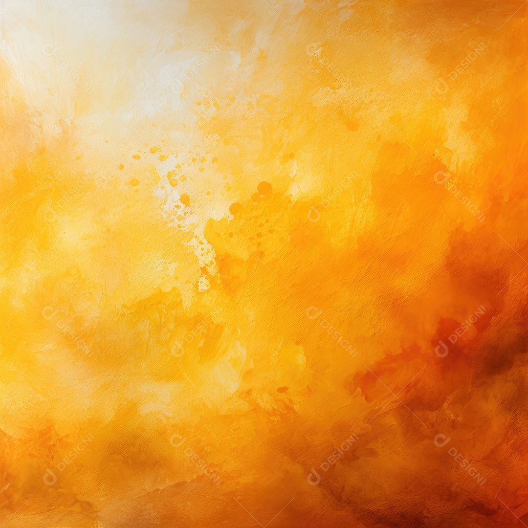 Fundo abstrato de pintura em aquarela laranja