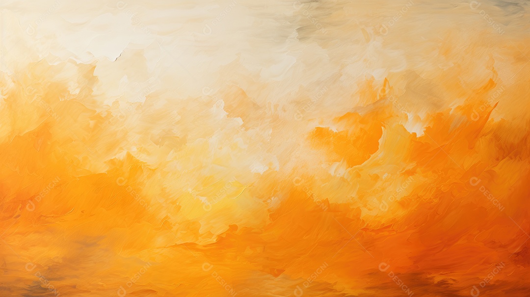 Fundo abstrato de pintura em aquarela laranja