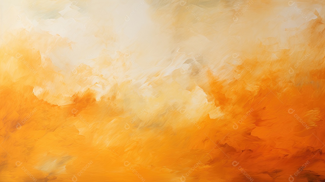 Fundo abstrato de pintura em aquarela laranja