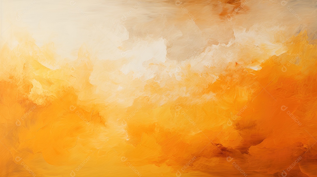 Fundo abstrato de pintura aquarela laranja