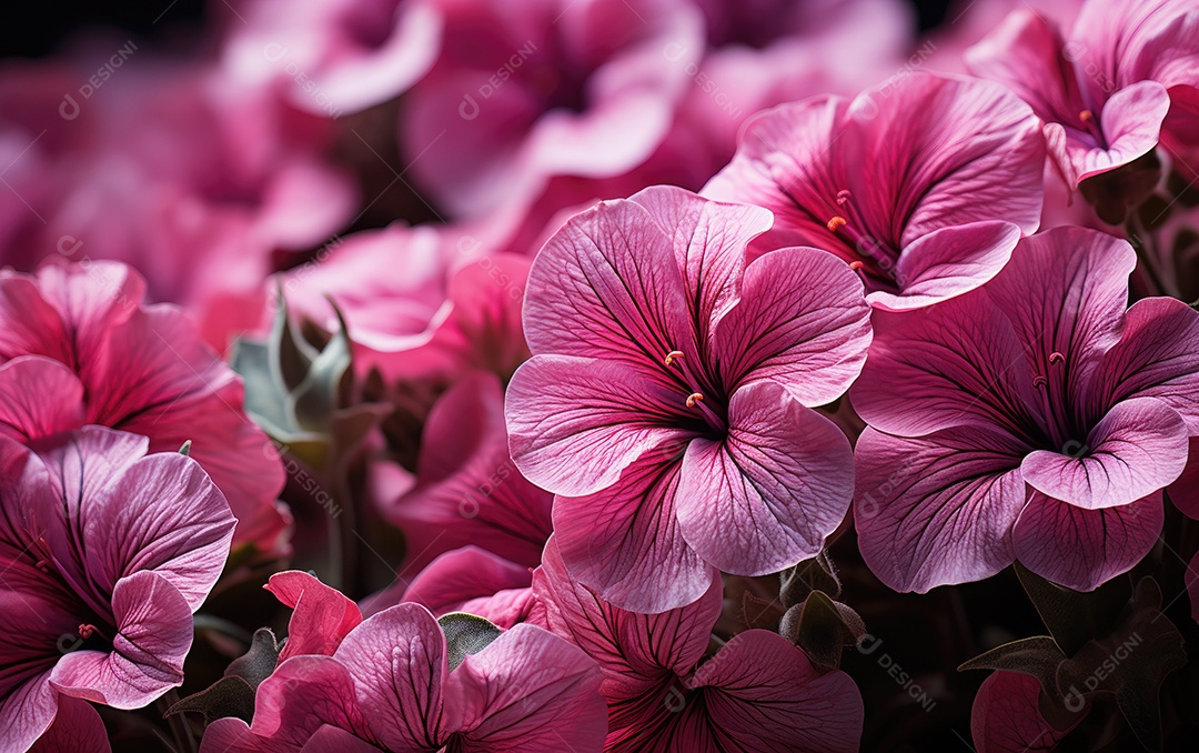 Fundo de  flores petunia