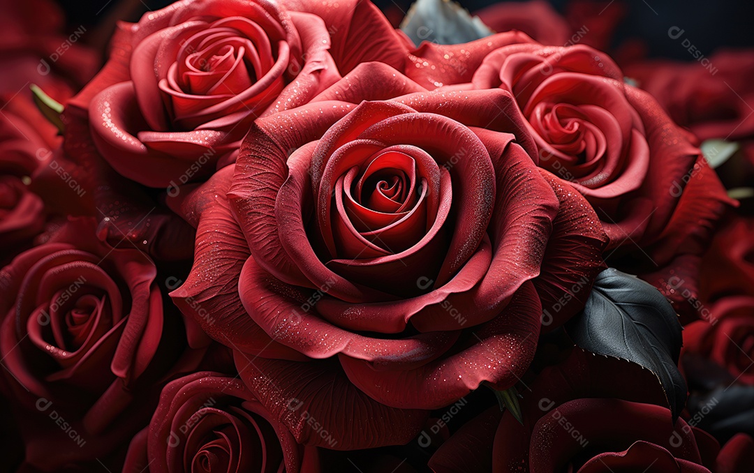 Fundo flores res rose