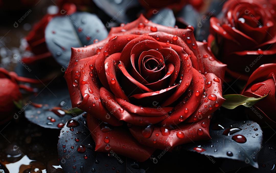 Fundo flores res rose