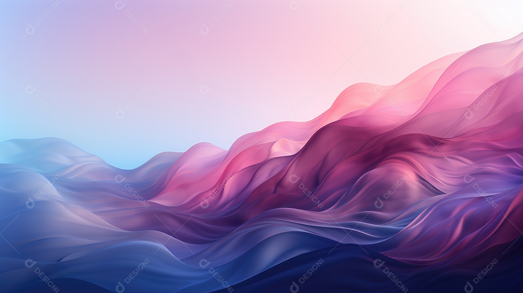 Fundo ondulado gradiente suave
