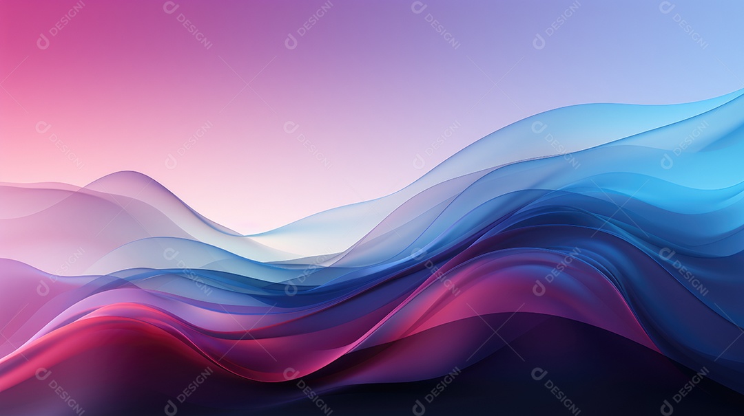 Fundo ondulado gradiente suave