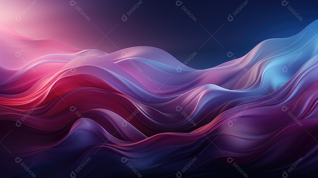 Fundo ondulado gradiente suave