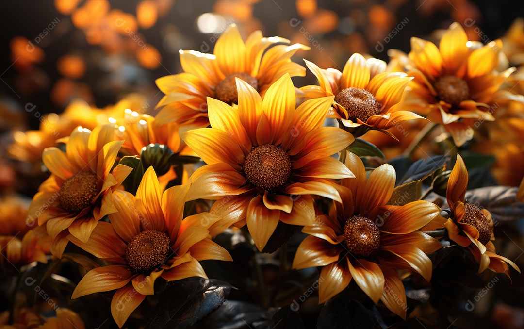 Arbusto com muita flores amarelas