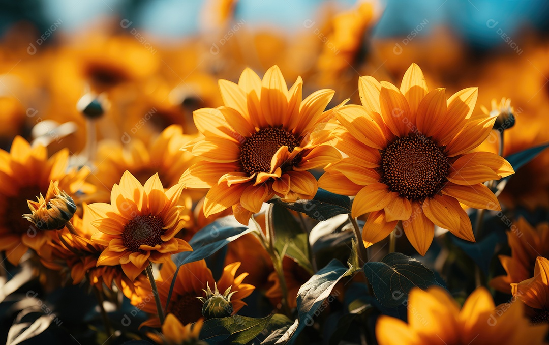 Lindas flores amarelas