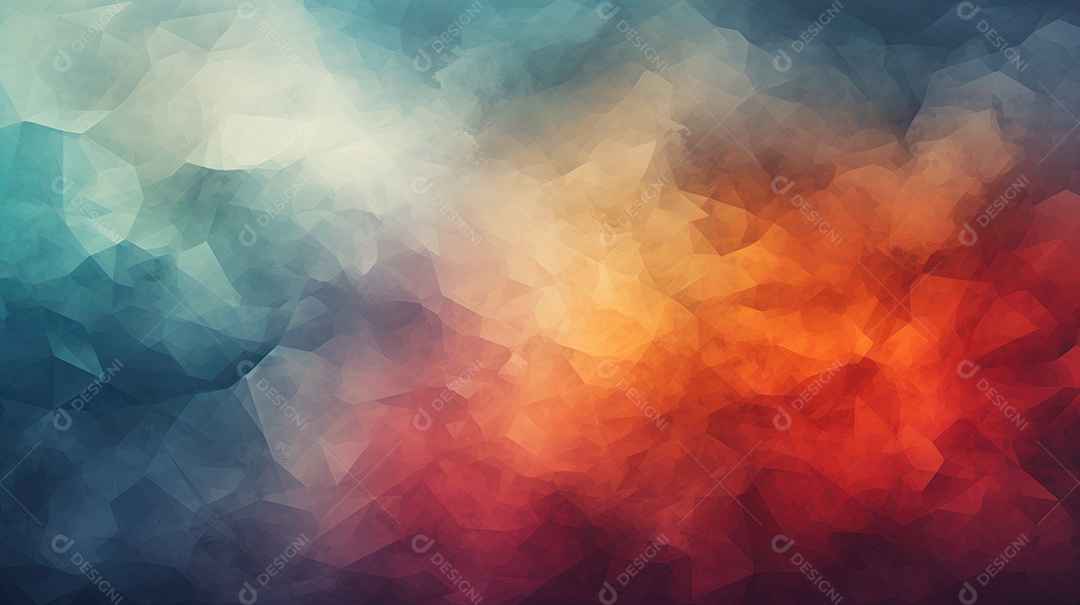 Arte abstrata colorida