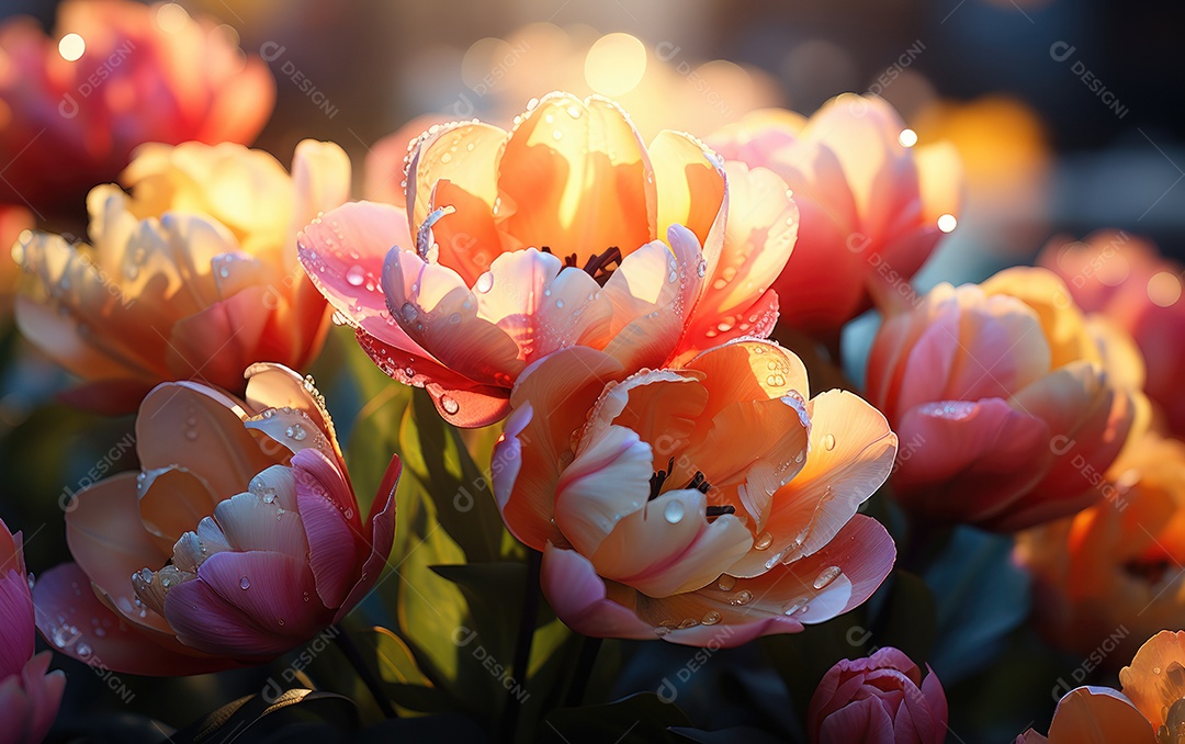 Flor de tulipa Primavera