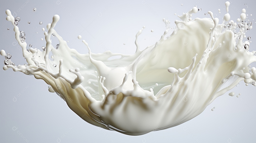 Fundo líquido de leite.