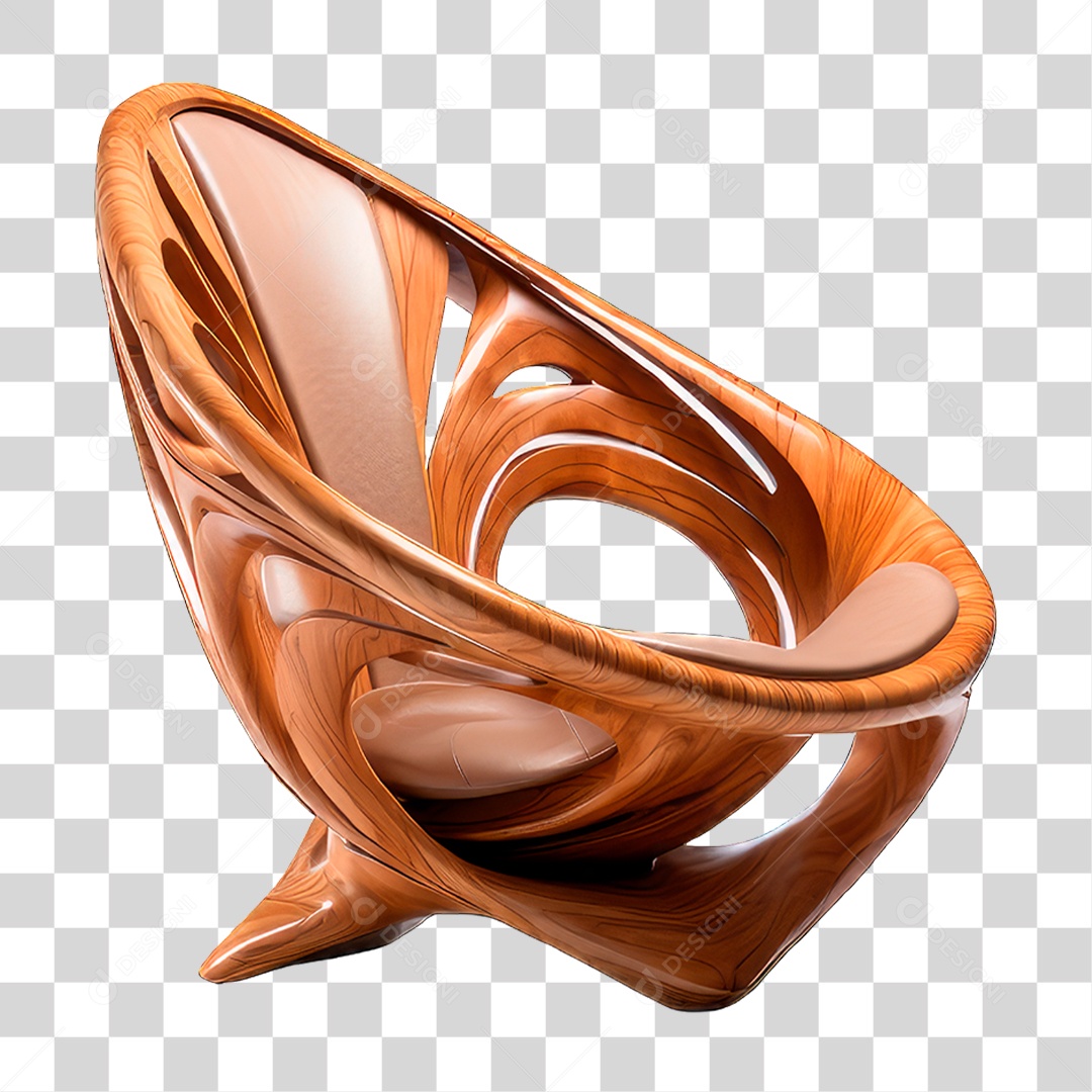 Cadeira de Madeira PNG Transparente