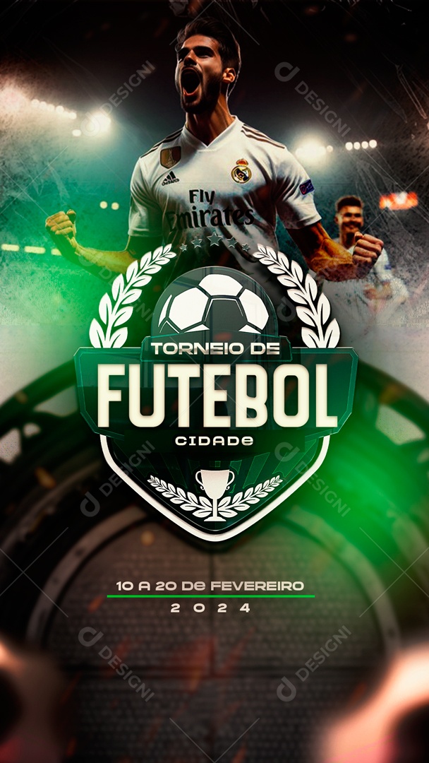 Story Brasão Torneio De Futebol 2024 Para Composição PSD