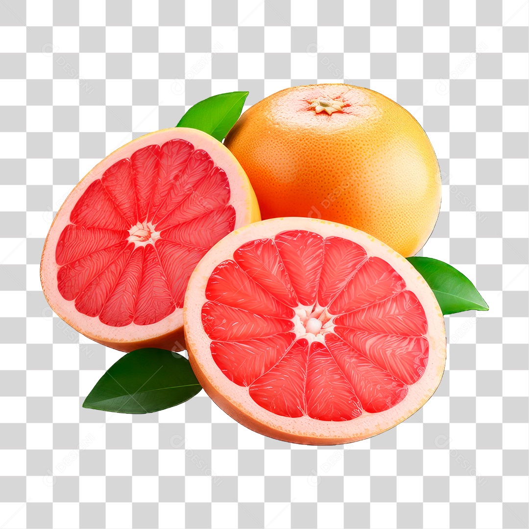 Fatias de Toranja PNG Transparente