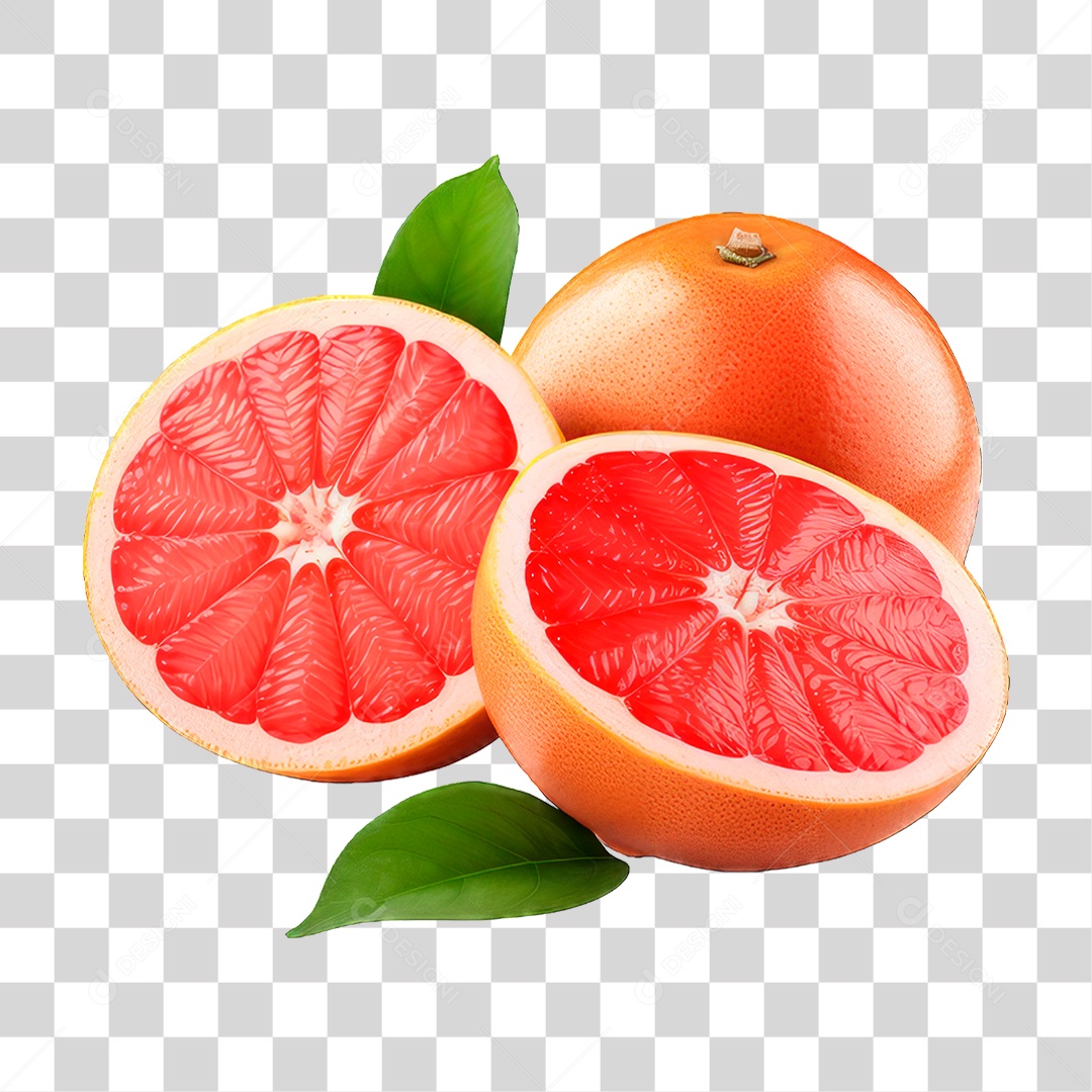 Fatias de Toranja PNG Transparente