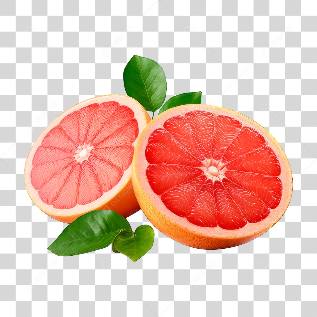 Fatias de Toranja PNG Transparente