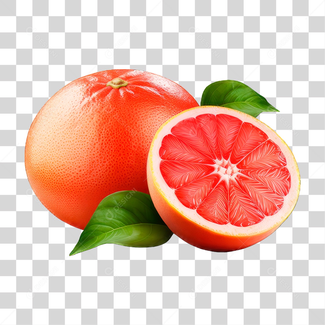 Fatias de Toranja PNG Transparente