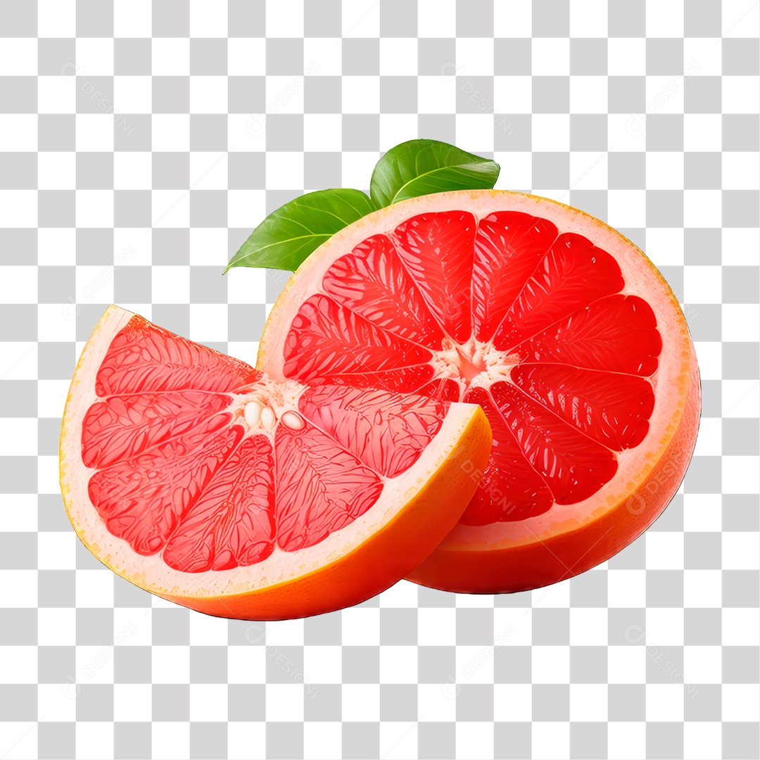 Fatias de Toranja PNG Transparente